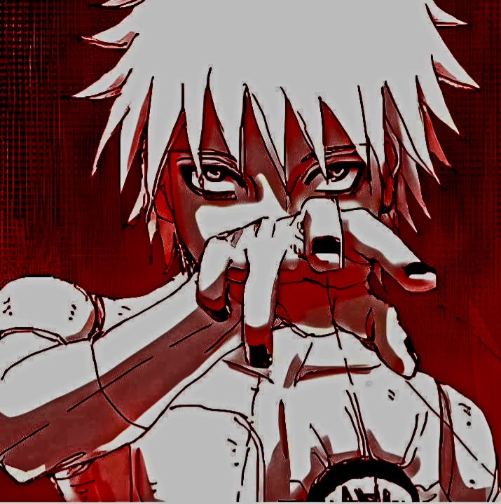 Agents' red and black illustrated profile picture