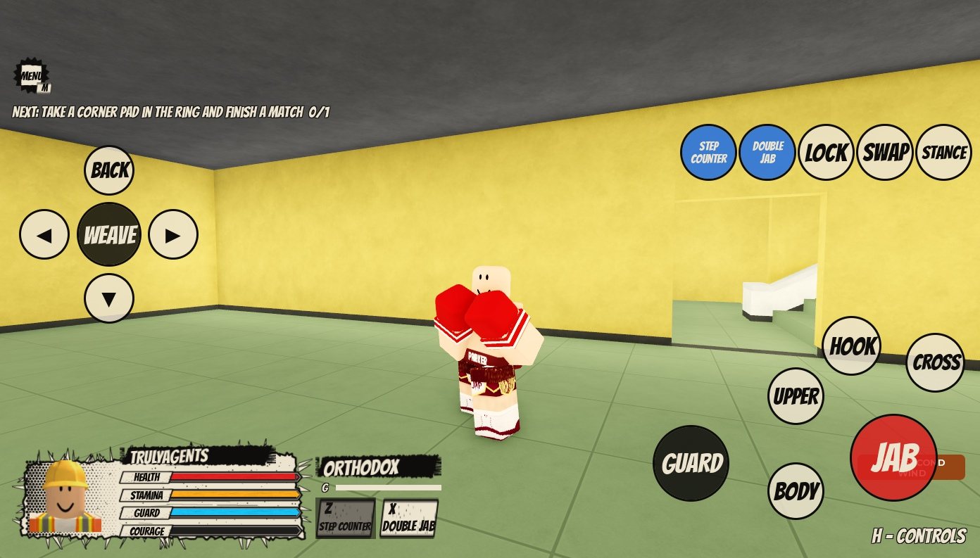 Second Wind Boxing: Mobile controls